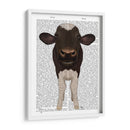 Nosy Cow 2 Libro De Libre - Fab Funky | Cuadro decorativo de Canvas Lab