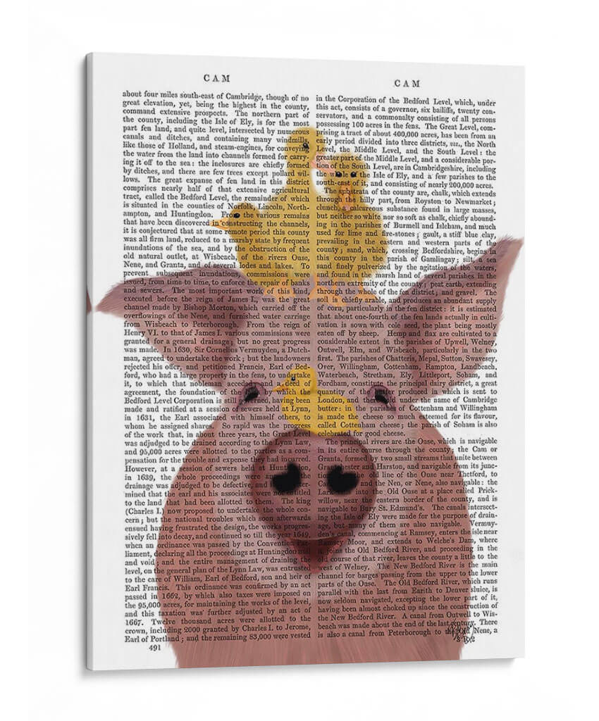 Impresión De Libros De Cerdo Y Patitos - Fab Funky | Cuadro decorativo de Canvas Lab