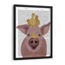 Impresión De Libros De Cerdo Y Patitos - Fab Funky | Cuadro decorativo de Canvas Lab