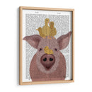 Impresión De Libros De Cerdo Y Patitos - Fab Funky | Cuadro decorativo de Canvas Lab