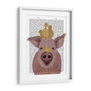 Impresión De Libros De Cerdo Y Patitos - Fab Funky | Cuadro decorativo de Canvas Lab