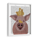 Impresión De Libros De Cerdo Y Patitos - Fab Funky | Cuadro decorativo de Canvas Lab