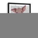 Cerdo En La Impresión Del Libro De La Cerca - Fab Funky | Cuadro decorativo de Canvas Lab