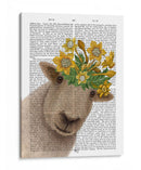 Ovejas Con Impresión Del Libro De La Corona De Narciso - Fab Funky | Cuadro decorativo de Canvas Lab