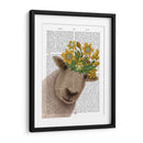 Ovejas Con Impresión Del Libro De La Corona De Narciso - Fab Funky | Cuadro decorativo de Canvas Lab