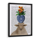 Libro De Ovejas Y Tulipanes Imprimir - Fab Funky | Cuadro decorativo de Canvas Lab