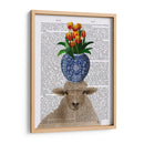 Libro De Ovejas Y Tulipanes Imprimir - Fab Funky | Cuadro decorativo de Canvas Lab