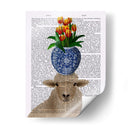 Libro De Ovejas Y Tulipanes Imprimir - Fab Funky | Cuadro decorativo de Canvas Lab
