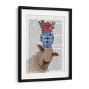 Ovejas Con Jarrón De Flores Libro De Impresión - Fab Funky | Cuadro decorativo de Canvas Lab