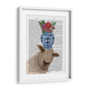 Ovejas Con Jarrón De Flores Libro De Impresión - Fab Funky | Cuadro decorativo de Canvas Lab