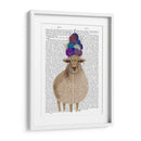 Ovejas Con Sombrero De Lana, Impresión Completa De Libros - Fab Funky | Cuadro decorativo de Canvas Lab