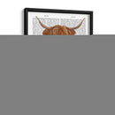 Vaca Highland, Libro Bluebell - Fab Funky | Cuadro decorativo de Canvas Lab