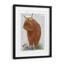 Vaca Highland, Pensy Libro Imprimir - Fab Funky | Cuadro decorativo de Canvas Lab