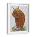 Vaca Highland, Pensy Libro Imprimir - Fab Funky | Cuadro decorativo de Canvas Lab