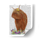 Vaca Highland, Pensy Libro Imprimir - Fab Funky | Cuadro decorativo de Canvas Lab