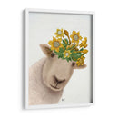 Ovejas Con Corona De Narciso - Fab Funky | Cuadro decorativo de Canvas Lab