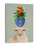 Ovejas Y Tulipanes - Fab Funky | Cuadro decorativo de Canvas Lab