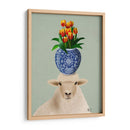 Ovejas Y Tulipanes - Fab Funky | Cuadro decorativo de Canvas Lab