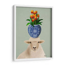 Ovejas Y Tulipanes - Fab Funky | Cuadro decorativo de Canvas Lab