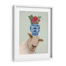 Ovejas Con Jarrón De Flores. - Fab Funky | Cuadro decorativo de Canvas Lab