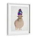 Ovejas Con Sombrero De Lana, Lleno - Fab Funky | Cuadro decorativo de Canvas Lab