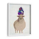 Ovejas Con Sombrero De Lana, Lleno - Fab Funky | Cuadro decorativo de Canvas Lab