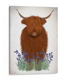 Vaca Highland, Bluebell - Fab Funky | Cuadro decorativo de Canvas Lab