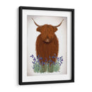 Vaca Highland, Bluebell - Fab Funky | Cuadro decorativo de Canvas Lab
