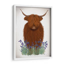 Vaca Highland, Bluebell - Fab Funky | Cuadro decorativo de Canvas Lab