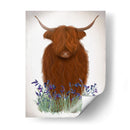 Vaca Highland, Bluebell - Fab Funky | Cuadro decorativo de Canvas Lab