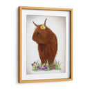 Vaca Highland, Pansy - Fab Funky | Cuadro decorativo de Canvas Lab