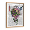 Globo De Aves 1 Libro Imprimir - Fab Funky | Cuadro decorativo de Canvas Lab