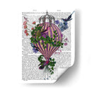Globo De Aves 1 Libro Imprimir - Fab Funky | Cuadro decorativo de Canvas Lab