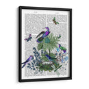 Pájaros Tropicales Nido 1 Libro De Impresión - Fab Funky | Cuadro decorativo de Canvas Lab
