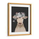 Cabra 1, Flores Blancas - Fab Funky | Cuadro decorativo de Canvas Lab