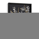 Ciervos, Flores Blancas - Fab Funky | Cuadro decorativo de Canvas Lab