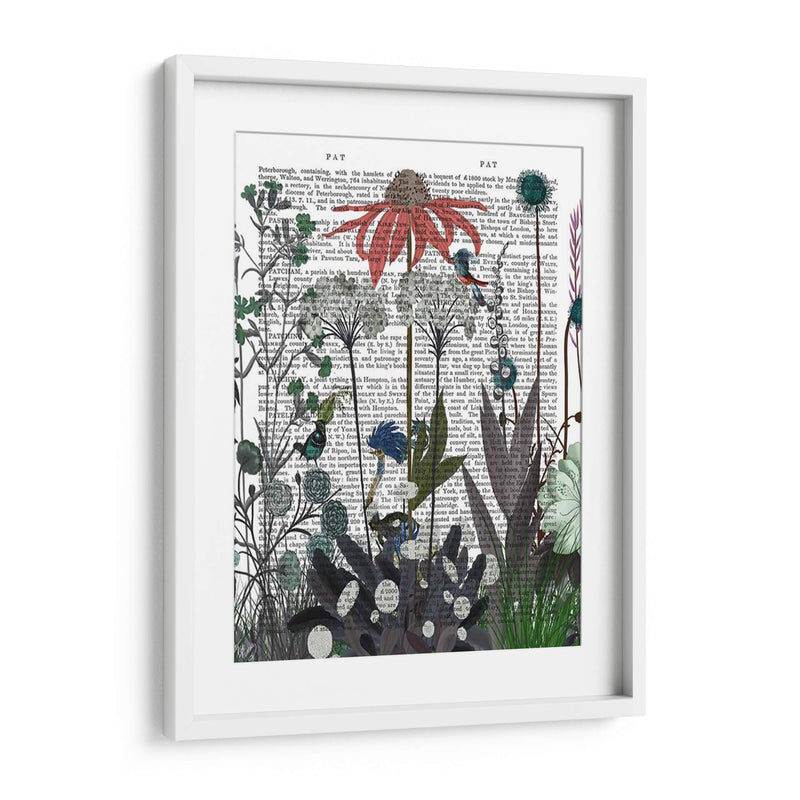 Flor De Flores Silvestres, Libro De Avestruz Imprimir - Fab Funky | Cuadro decorativo de Canvas Lab