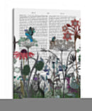 Flor De Flores Silvestres, Libro De Conejo Imprimir - Fab Funky | Cuadro decorativo de Canvas Lab