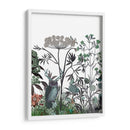 Flor De Flores Silvestres, Búho - Fab Funky | Cuadro decorativo de Canvas Lab