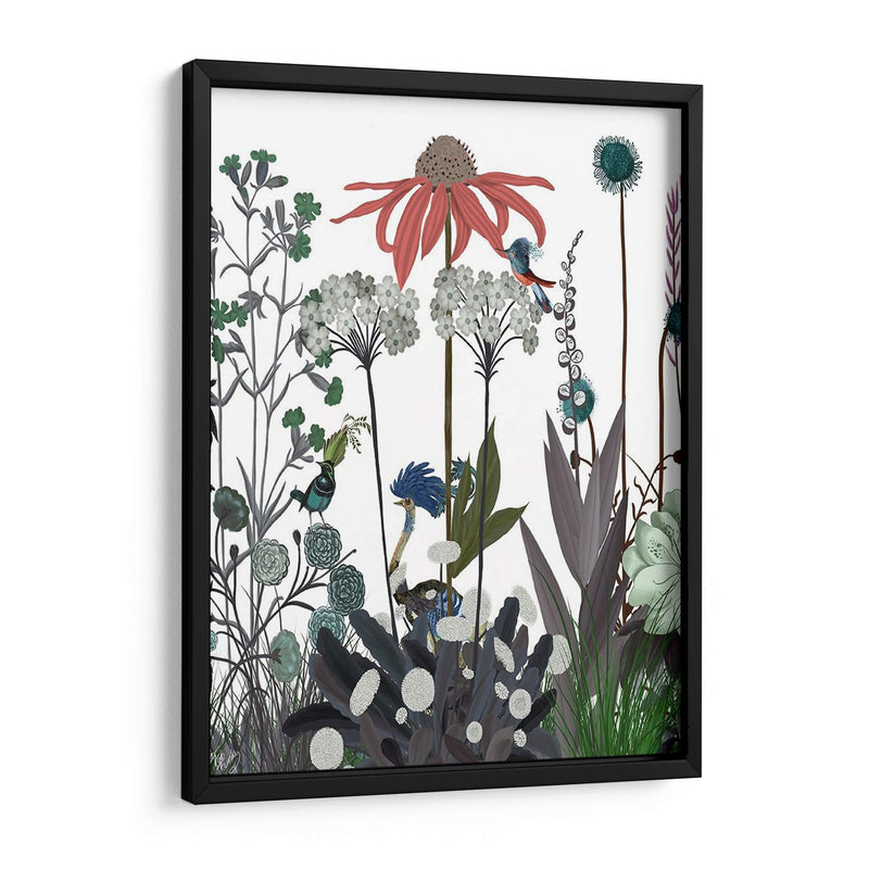 Flor De Flores Silvestres, Avestruz - Fab Funky | Cuadro decorativo de Canvas Lab