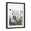 Flor De Flores Silvestres, Pájaro Caracol - Fab Funky | Cuadro decorativo de Canvas Lab