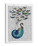 Impresión Del Libro De Globo De Aire Caliente De Ganso - Fab Funky | Cuadro decorativo de Canvas Lab