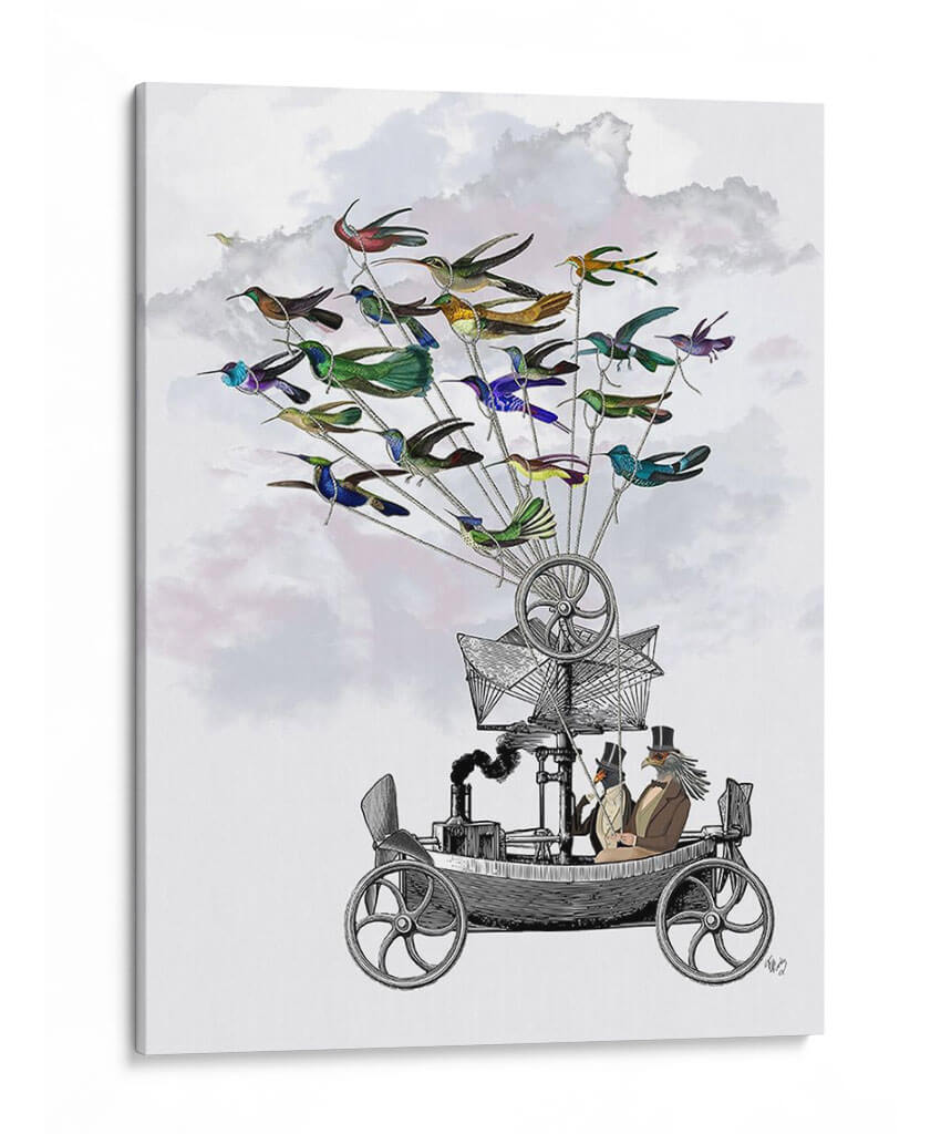 Bote De Aves - Fab Funky | Cuadro decorativo de Canvas Lab