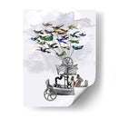 Bote De Aves - Fab Funky | Cuadro decorativo de Canvas Lab