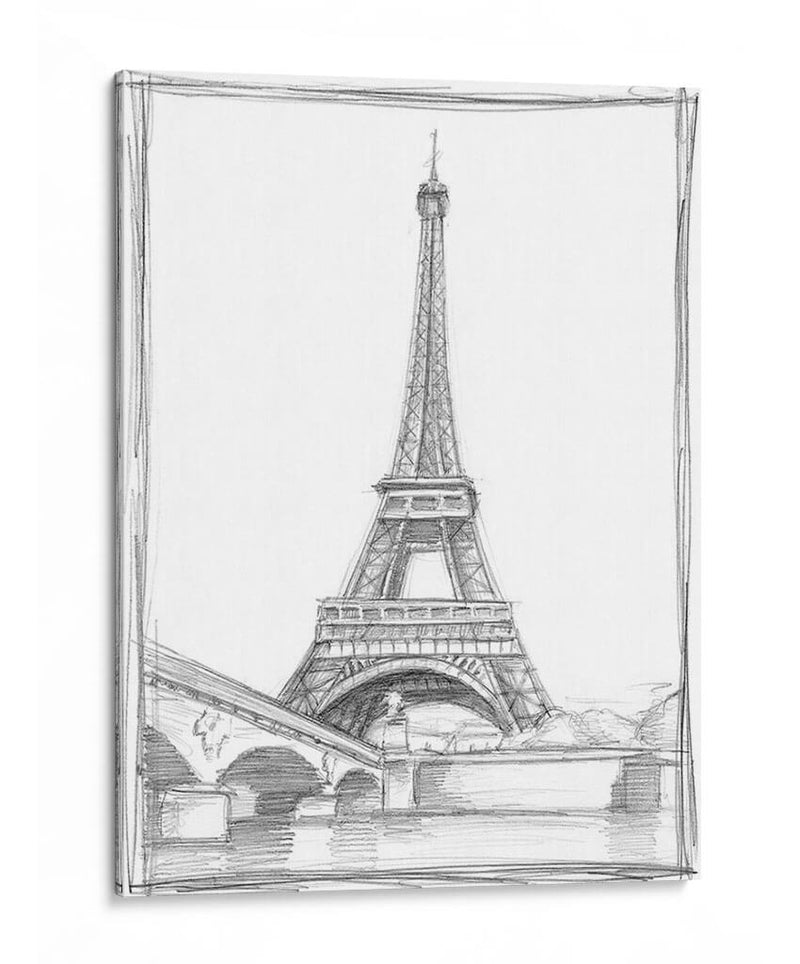 Torre Eiffel Desde El Sena. - Ethan Harper | Cuadro decorativo de Canvas Lab