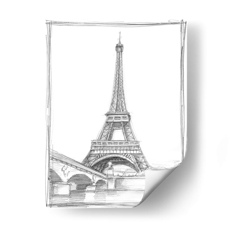 Torre Eiffel Desde El Sena. - Ethan Harper | Cuadro decorativo de Canvas Lab