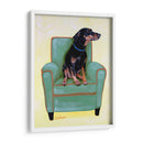 Dobie En Verde - Nina Ramos | Cuadro decorativo de Canvas Lab