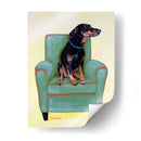 Dobie En Verde - Nina Ramos | Cuadro decorativo de Canvas Lab