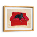 Dobie En Rojo - Nina Ramos | Cuadro decorativo de Canvas Lab