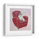 Bulldog En Rojo - Nina Ramos | Cuadro decorativo de Canvas Lab